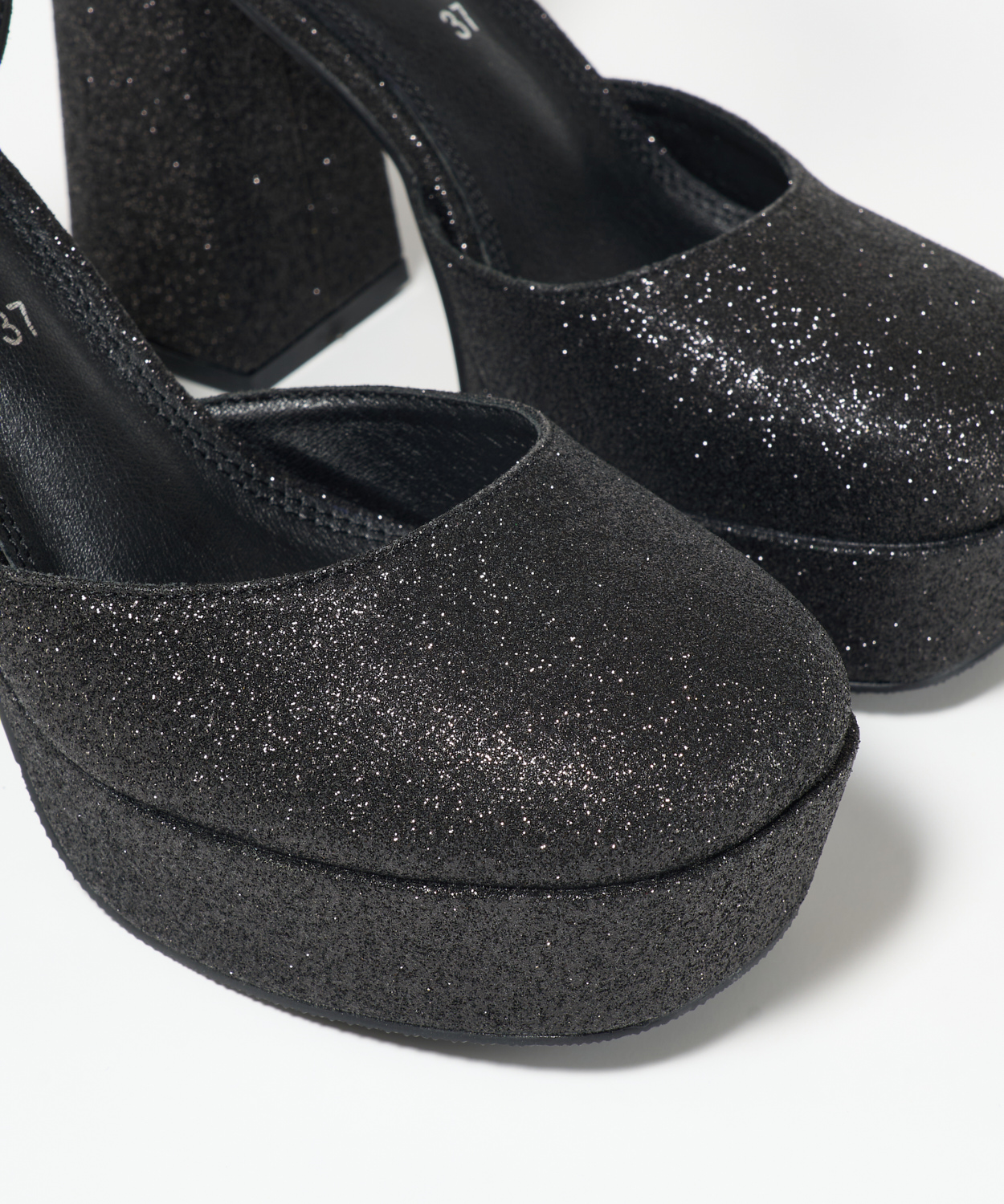 Zapato plataforma glitter image number null